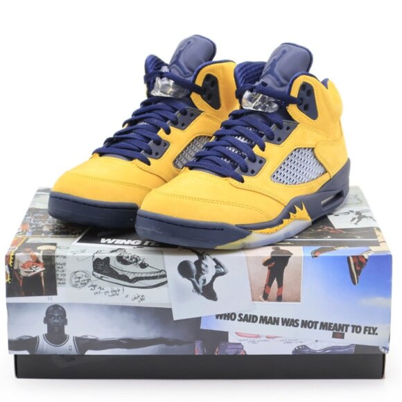 Michigan Jordan 5 Retro - Picture 1 of 4